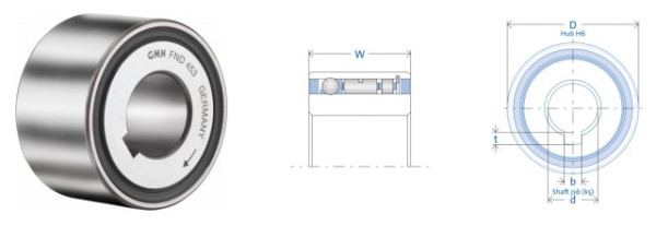Подшипник высокоточный FND 453