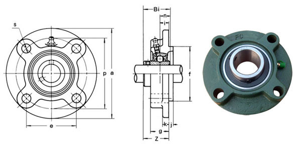 Подшипниковый узел  F2B DL 40M
