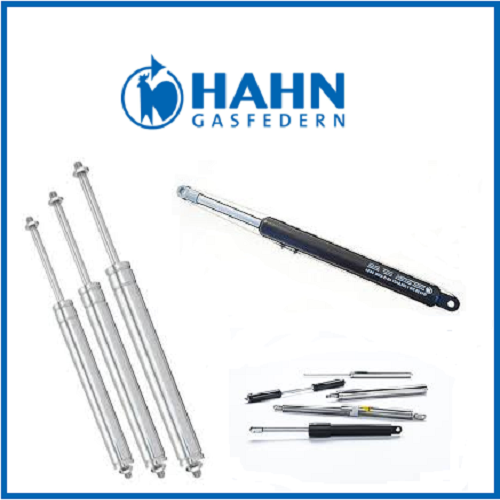 Type code: S 10 28 0140 1 0490 HQ40 AB16 00200N 7  HAHN-Gasfedern  End fitting piston rod : Ausl.kopf 4-kt 15x15 HQ  End fitting cylinder   : AB16  8.1 t 10    Piston rod             : V2A Cylinder               : steel black Extras                 : floa